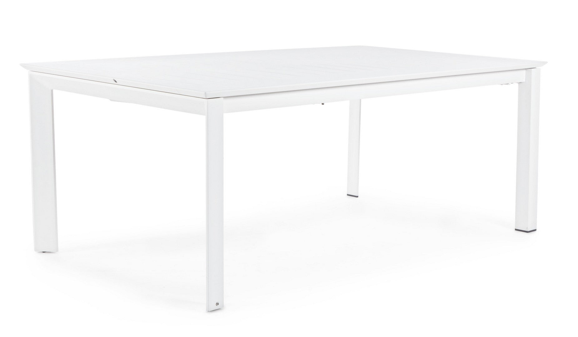 Tavolo da esterno 200-300x100 cm colore bianco alluminio  Tavolo da esterno 200-300x100 cm colore bianco alluminio